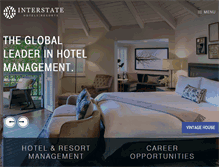 Tablet Screenshot of interstatehotels.com